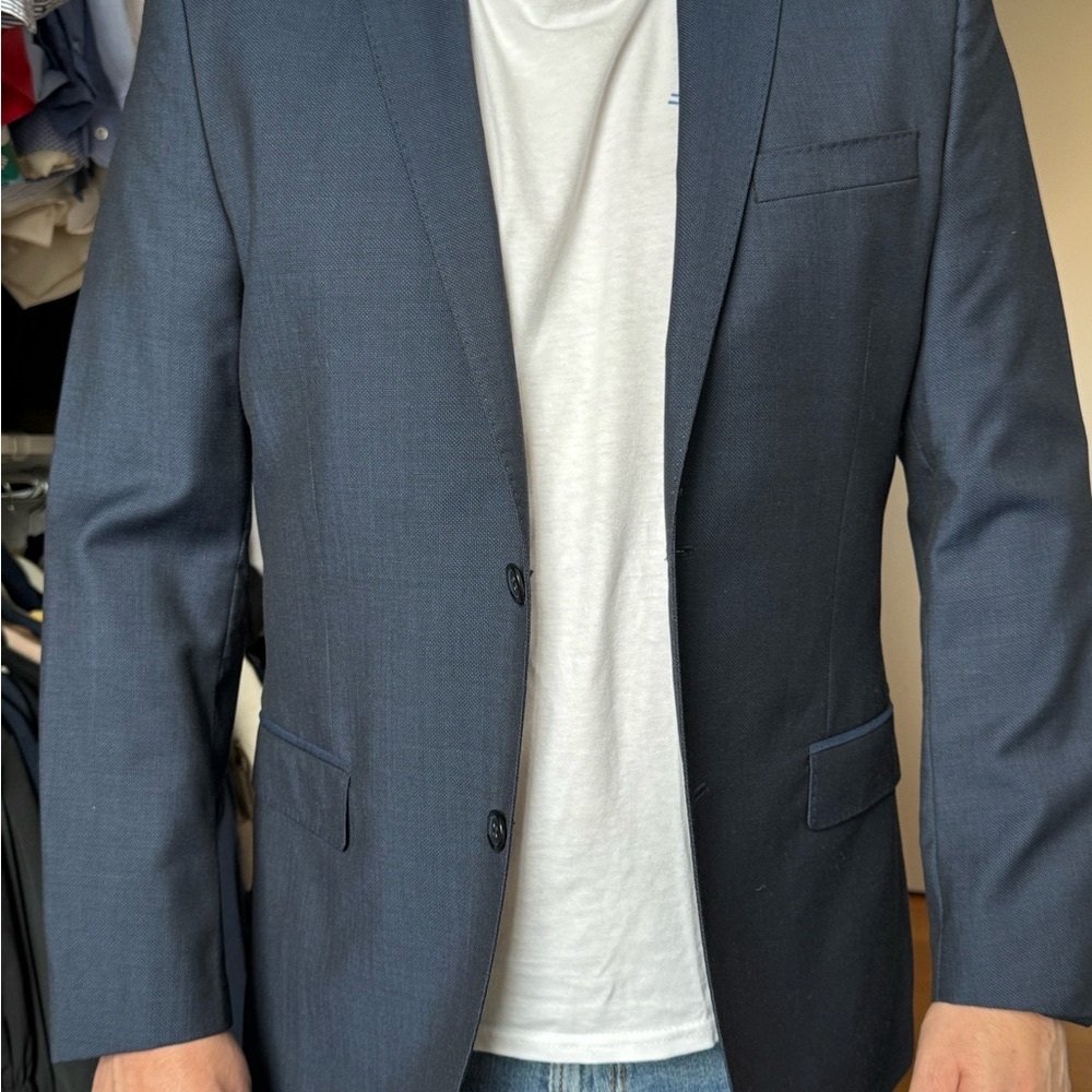Men's Navy Blazer by J. Lindenberg